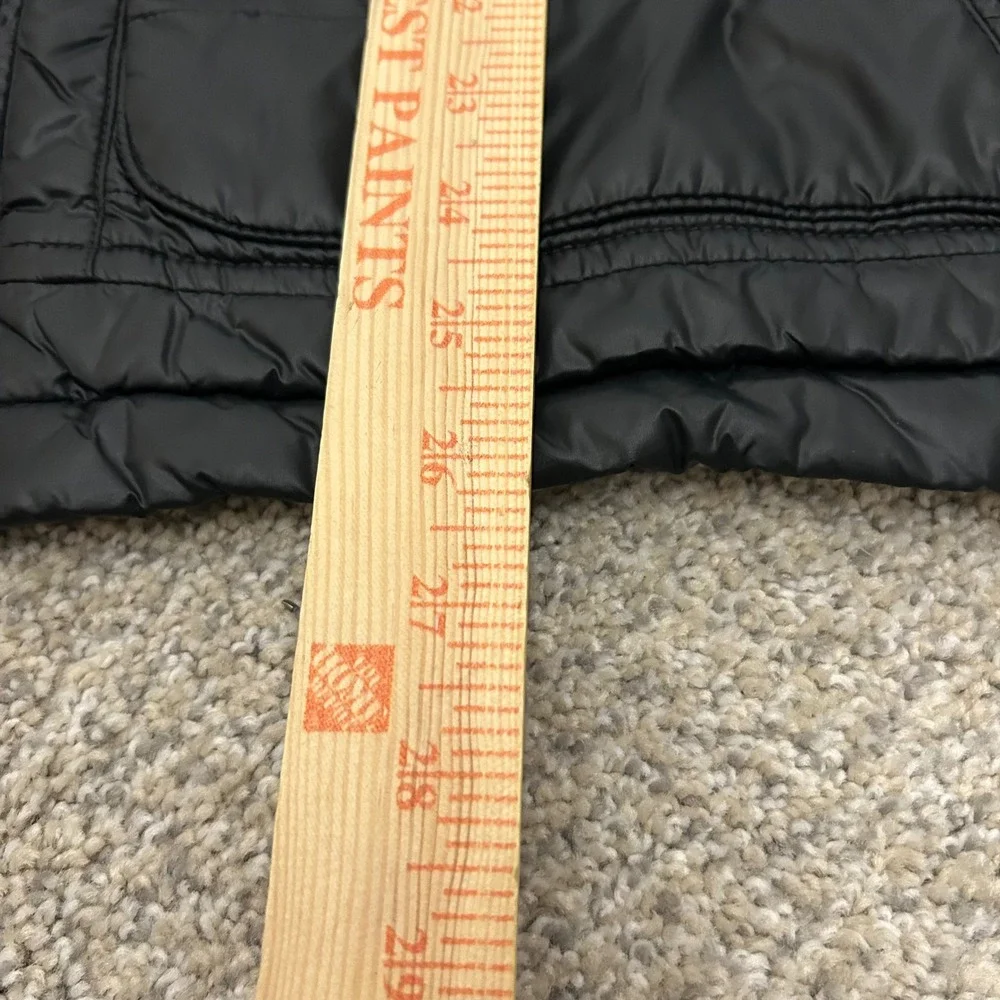 The North Face Mack Moto Jacket Large Black Quilted Full Zip Insulated Puffer